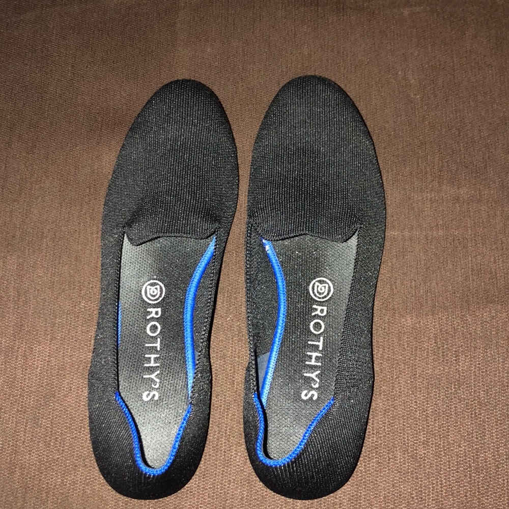 Rothys Black Loafers Size 10- Lightly Used